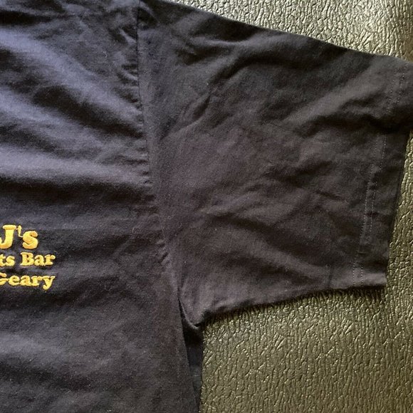 🍻⛩ RJ's Sports Bar 701 Geary Blue T-Shirt Rare Large Dive Bar San Francisco ⛩🍺 - Picture 6 of 9